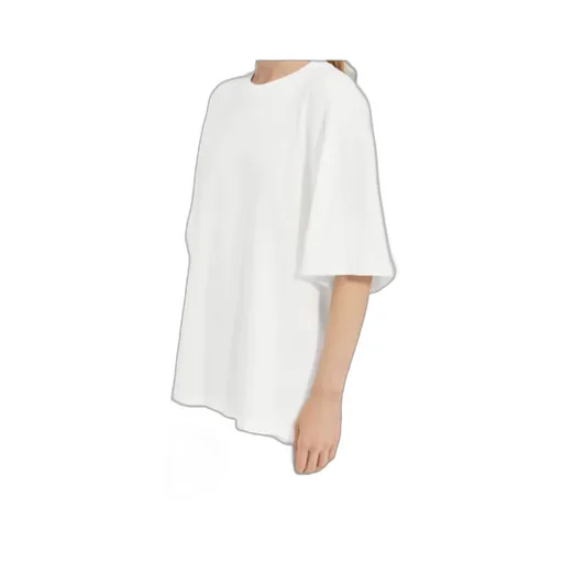 Mm6 Maison Margiela Crewneck Panelled Dress