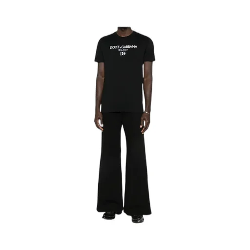 Dolce & Gabbana Logo Embroidered T-Shirt