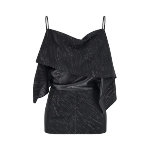 Mm6 Maison Margiela Folded Jacquard Top
