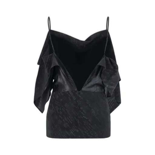 Mm6 Maison Margiela Folded Jacquard Top