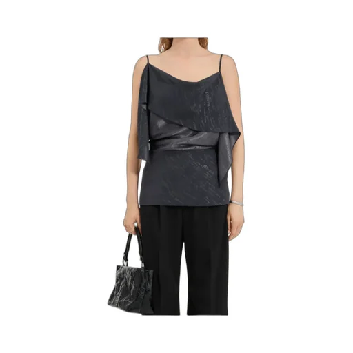 Mm6 Maison Margiela Folded Jacquard Top