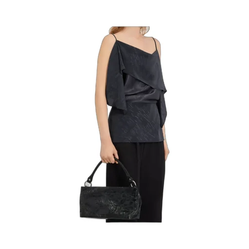 Mm6 Maison Margiela Folded Jacquard Top