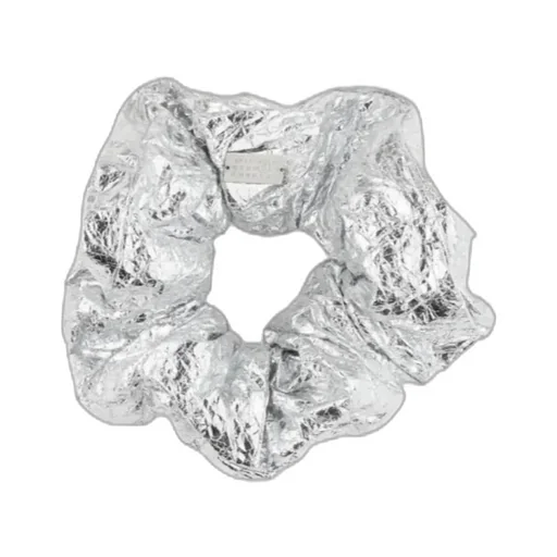 Mm6 Maison Margiela Crinkled Metallic Hair Tie