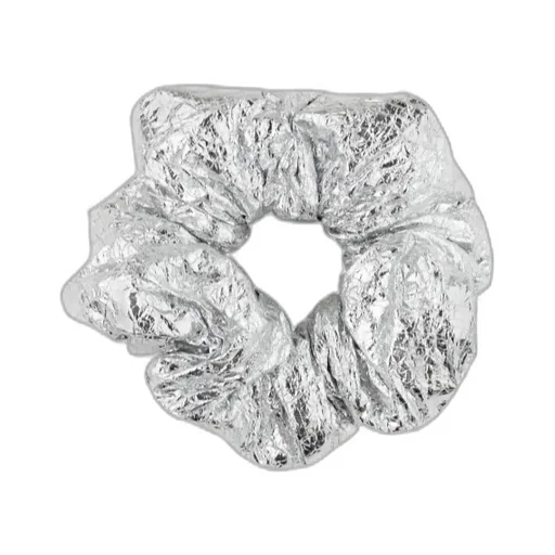 Mm6 Maison Margiela Crinkled Metallic Hair Tie