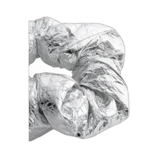 Mm6 Maison Margiela Crinkled Metallic Hair Tie