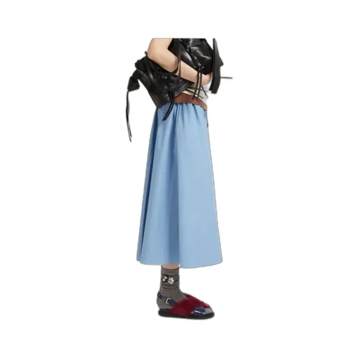 Marni Poplin Drawstring Skirt