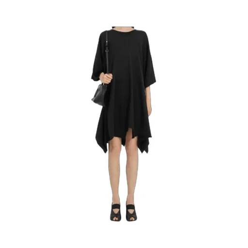 Mm6 Maison Margiela Asymmetric Crewneck Dress