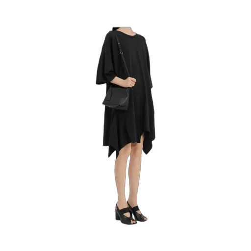 Mm6 Maison Margiela Asymmetric Crewneck Dress