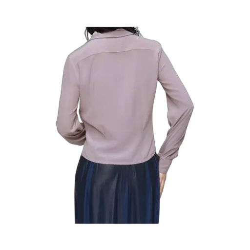Maison Margiela Long-Sleeved Satin Shirt