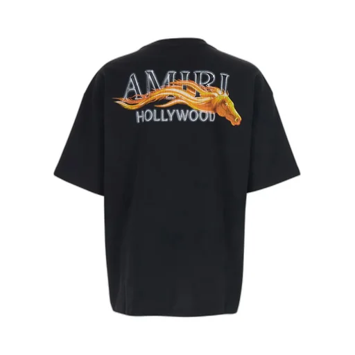 Amiri Logo Printed Crewneck T-Shirt