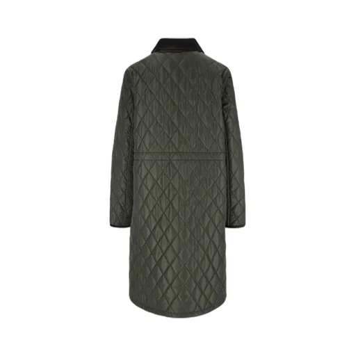 Burberry Long Sleeved Quilted Coat
