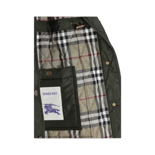 Burberry Long Sleeved Quilted Coat
