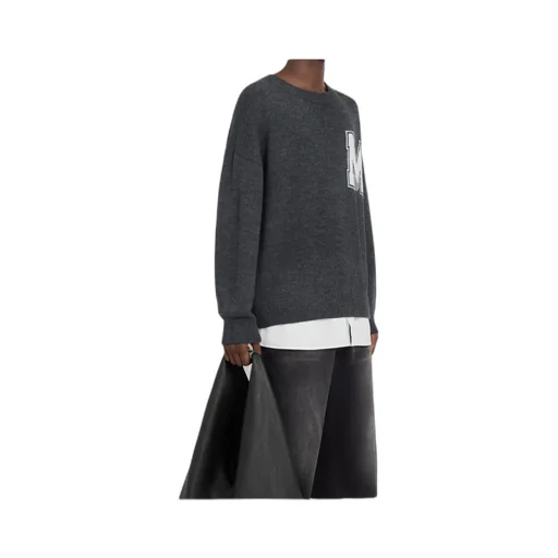 Mm6 Maison Margiela Varsity Knitted Sweater