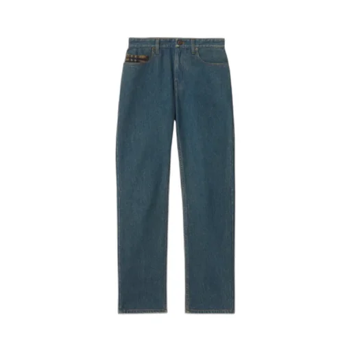 Burberry Mid-Rise Straight Jeans