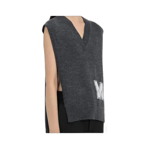 Mm6 Maison Margiela V-Neck Knitted Vest