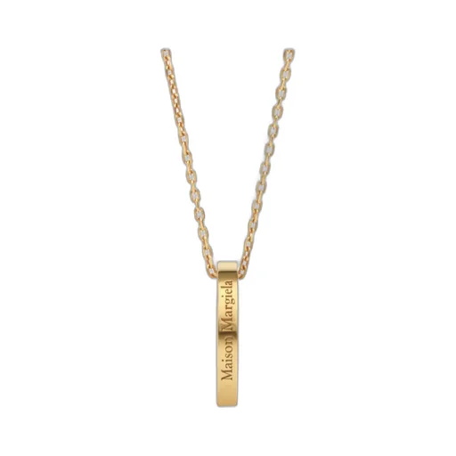 Maison Margiela Logo Ring Pendant Necklace