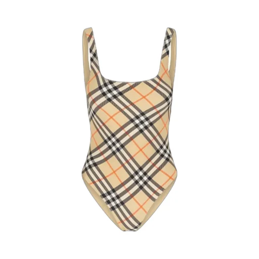 Burberry Check Printed One-Piece Swimsuit