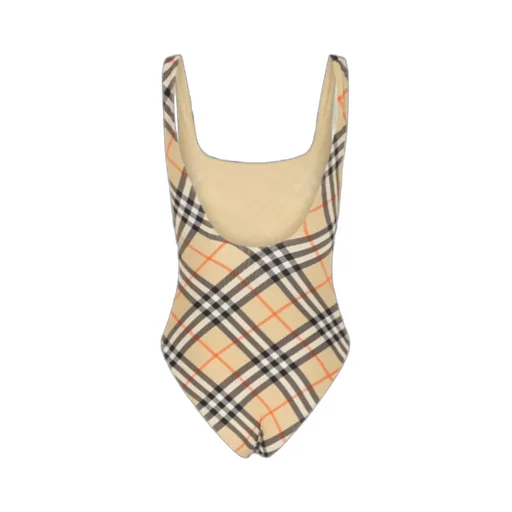 Burberry Check Printed One-Piece Swimsuit