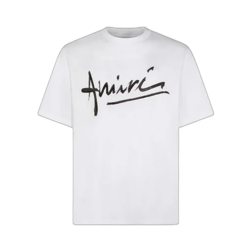 Amiri Logo Printed Crewneck T-Shirt