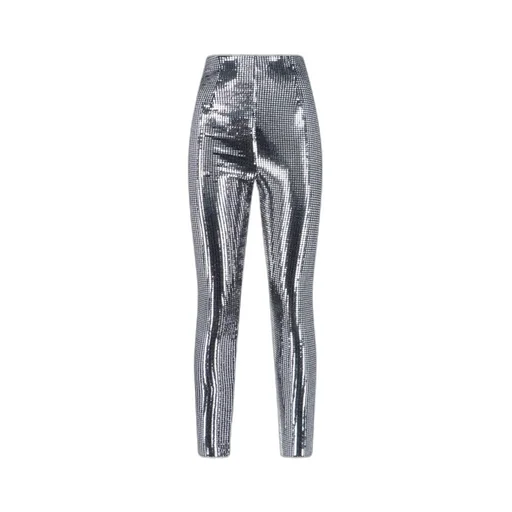 Mm6 Maison Margiela High-Waisted Sequinned Trousers