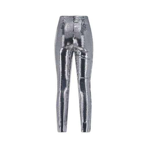 Mm6 Maison Margiela High-Waisted Sequinned Trousers