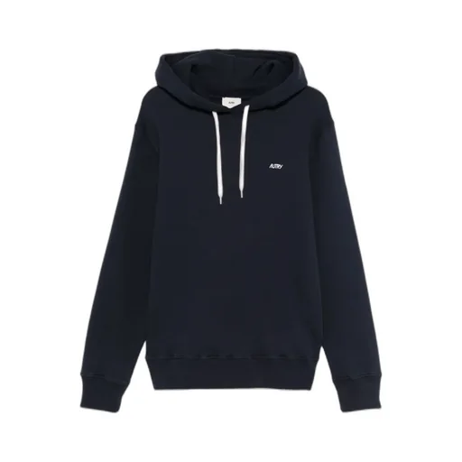 Autry Logo Embroidered Drawstring Hoodie