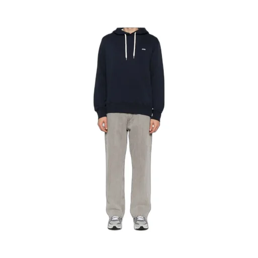 Autry Logo Embroidered Drawstring Hoodie