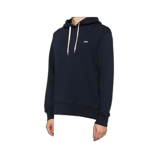 Autry Logo Embroidered Drawstring Hoodie