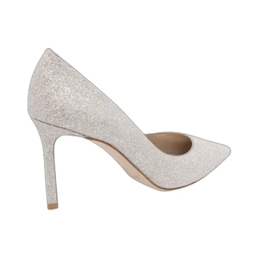 Jimmy Choo Romy 85 Glitter Pointy Toe Pumps
