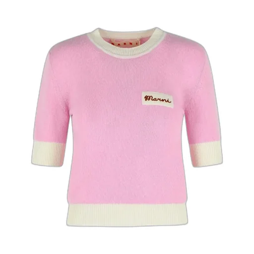 Marni Logo Embroidered Jumper