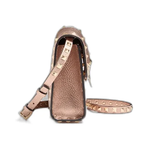 Valentino Garavani Rockstud Foldover Top Small Crossbody Bag