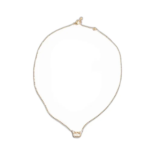 Valentino	Ovalette Embellished Necklace