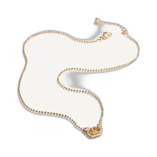 Valentino	Ovalette Embellished Necklace