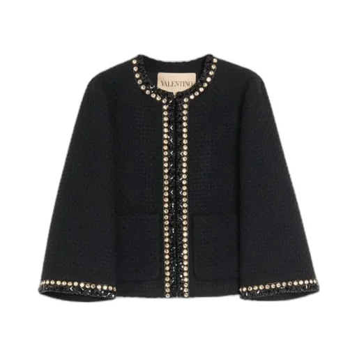 Embroidered Canestrello Tweed Jacket