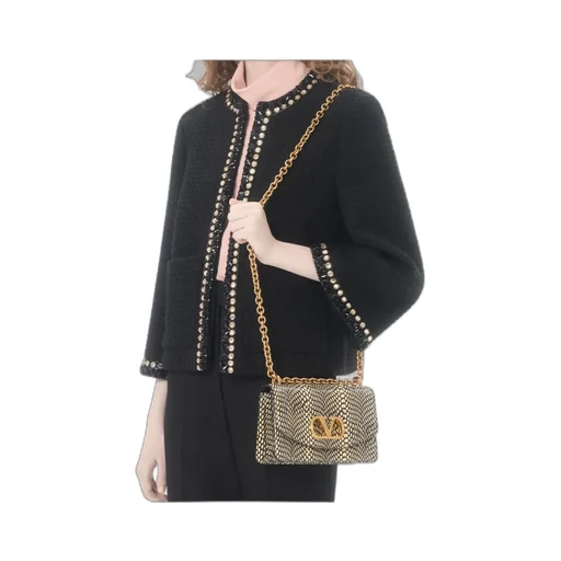 Embroidered Canestrello Tweed Jacket
