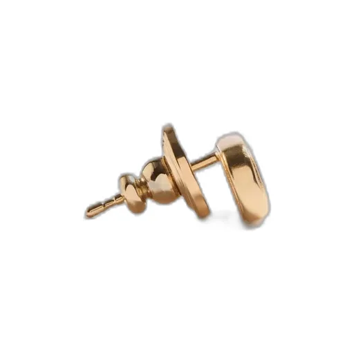 Valentino Ovalette Logo Engraved Earrings