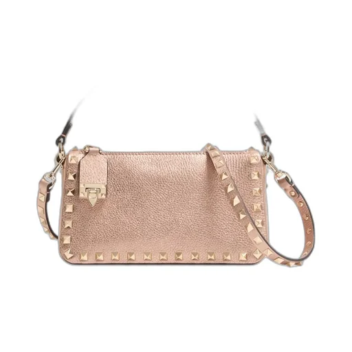 Valentino Garavani Rockstud Zip-Up Small Crossbody Bag