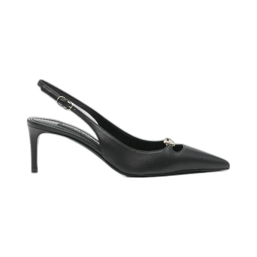 Dolce & Gabbana Lollo Logo Plaque Slingback Pumps