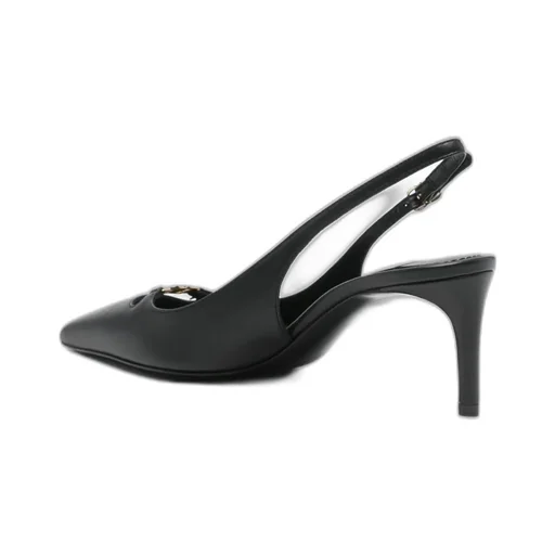 Dolce & Gabbana Lollo Logo Plaque Slingback Pumps