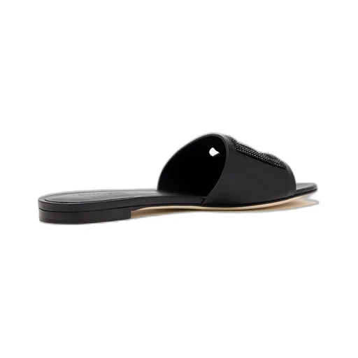 Dolce & Gabbana Logo Embellished Slides