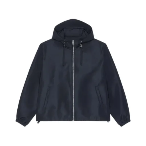 Givenchy	Logo Embroidered Zip-Up Windbreaker