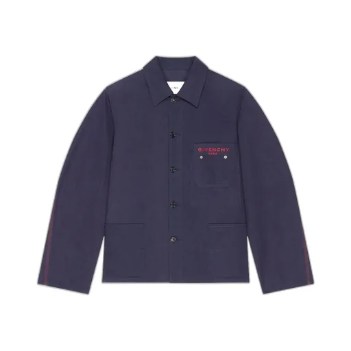 Couture Seam Jacket In Denim Embroidered Givenchy Paris