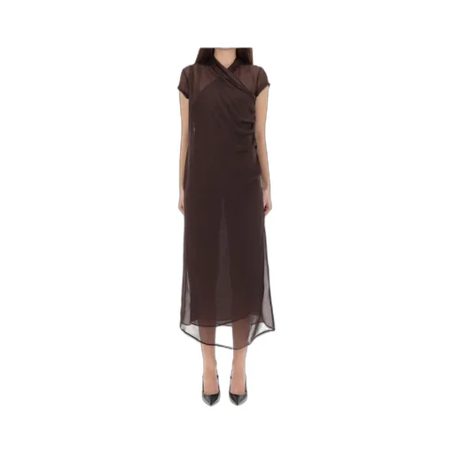 Paloma Wool Draped Silk Dress