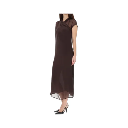 Paloma Wool Draped Silk Dress