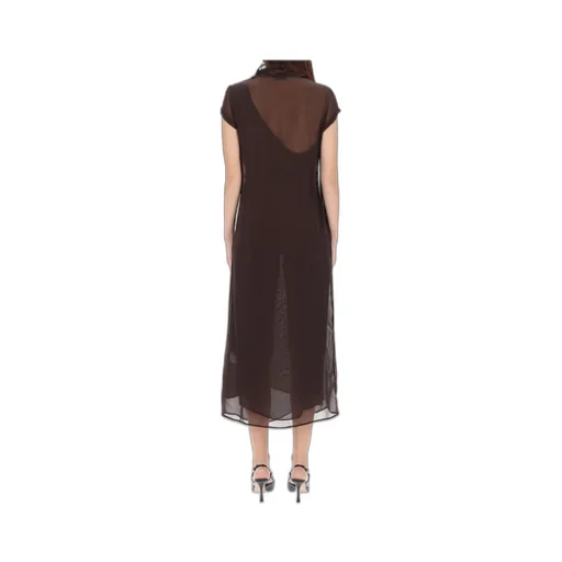 Paloma Wool Draped Silk Dress