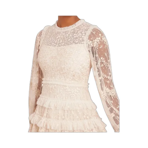 Floral Embroidered Dress