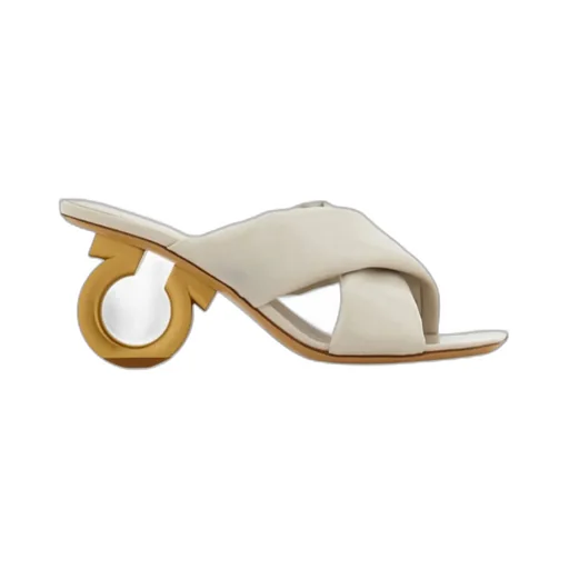 Zilda 70 Gancini Leather Sandals