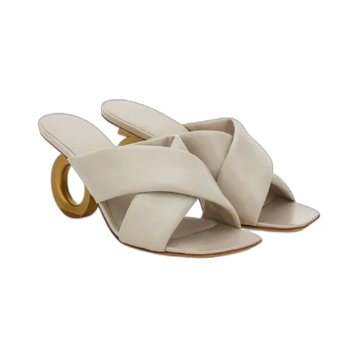 Zilda 70 Gancini Leather Sandals
