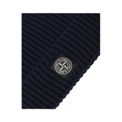 Beanie With Compass Logo Patch