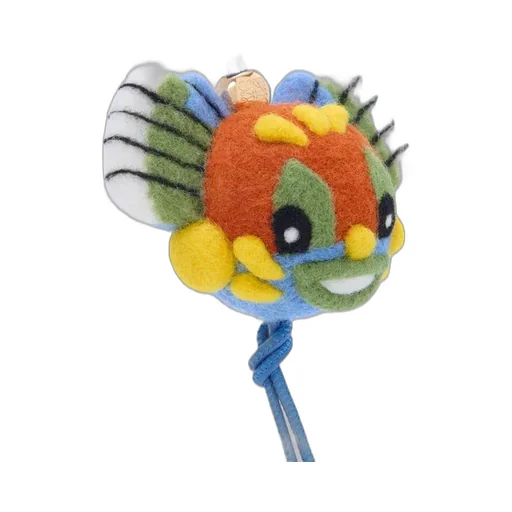 Loewe X Louis Wain Felt Knight Cat Pendant